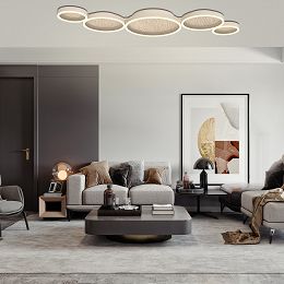 9069-513 Lampa sufitowa piątka BORMES Sand