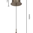 6062-121 Lampa wisząca jedynka Valensole brąz - 8