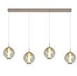 7041-413 Lampa wisząca czwórka prosta Orleans kaszmirowa - 5
