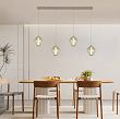 7041-413 Lampa wisząca czwórka prosta Orleans kaszmirowa - 7
