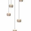QUIBERON - Lampa wisząca piątka okrągła piaskowy 