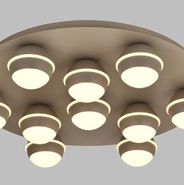 9047-1013 Plafon dziesiątka okrągły LED Biarritz kaszmirowy