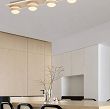 9047-613 Lampa sufitowa - plafon piątka prosty Biarritz kaszmirowy - 6