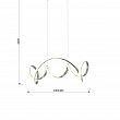 7095-0163 Lampa wisząca Toronto srebrna - 4