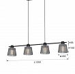 6219-0410 Lampa wisząca czwórka MITICA - 4