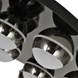 9047-1005 Plafon dziesiątka okrągły LED Biarritz czarny chrom - 4
