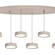7062-613 Lampa wisząca szóstka owalna Valensole  kaszmirowa - 4