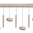 7040-813 Lampa wisząca siódemka prosta Carnac kaszmirowa - 5