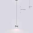 QUIBERON - Lampa pojedyncza nikiel matowy - 6