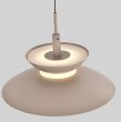 6060-113 Lampa wisząca jedynka Gubbio kaszmirowa - 4