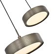 5062-321 Lampa wisząca trójka okrągła Valensole  brąz - 6