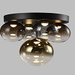 9082-502 Lampa sufitowa - plafon piątka okrągły Pesaro czarny - 6