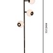 3051-505 Lampa podłogowa piątka LED Luberon czarny chrom - 5