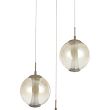 5041-313 Lampa wisząca trójka okrągła Orleans kaszmirowa - 6