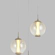 5041-313 Lampa wisząca trójka okrągła Orleans kaszmirowa - 2