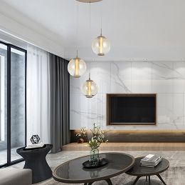 5041-313 Lampa wisząca trójka okrągła Orleans kaszmirowa