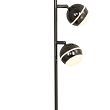 3047-505 Lampa podłogowa piątka Biarritz czarny chrom - 2