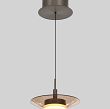 6058-121 Lampa wisząca jedynka Crema brąz / klosz coffee - 2