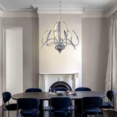 5326-1201 Lampa wisząca Hampton chrom