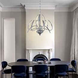 5326-1201 Lampa wisząca Hampton chrom
