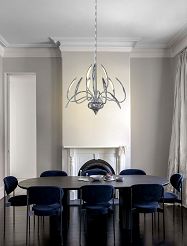 5326-1201 Lampa wisząca Hampton chrom