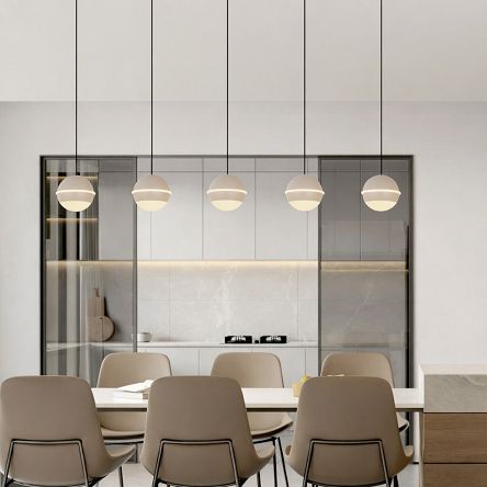 7047-613 Lampa wisząca piątka prosta Biarritz kaszmirowa