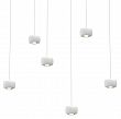 QUIBERON - Lampa wisząca szóstka biała - 3