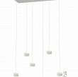 QUIBERON - Lampa wisząca szóstka biała - 6