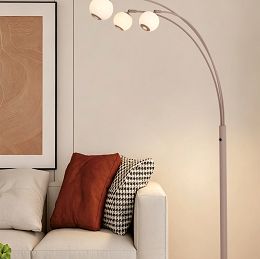 3051-313 Lampa podłogowa trójka Luberon kaszmirowa