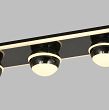 9047-605 Lampa sufitowa - plafon piątka prosty Biarritz czarny chrom - 2