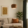 6026-118 Lampa wisząca jedynka Positano brązowa - 8