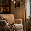 3047-305 Lampa podłogowa trójka Biarritz czarny chrom - 8